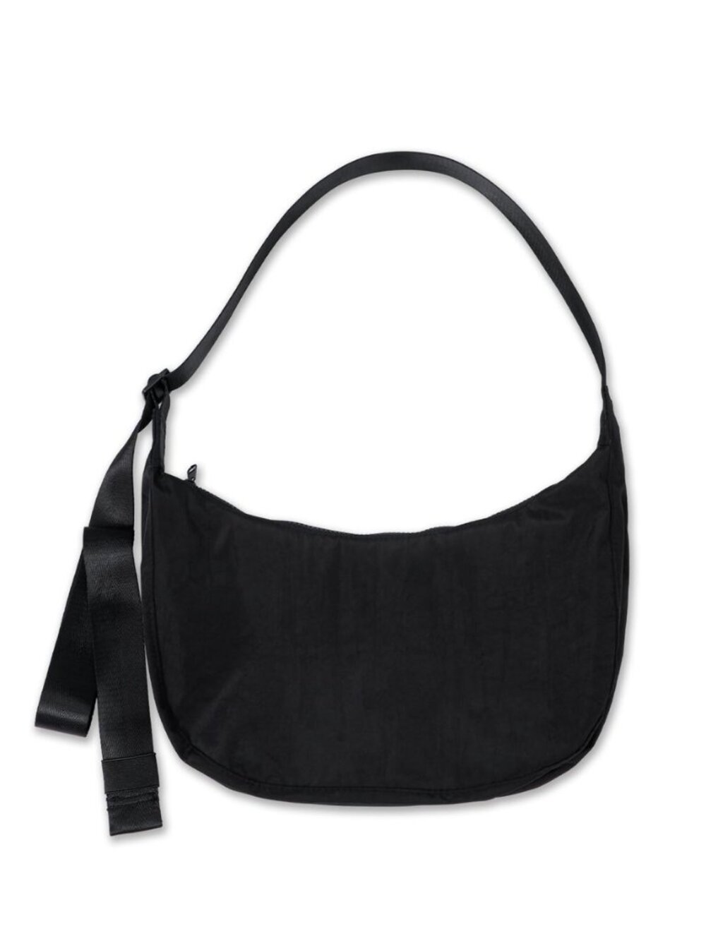 Medium Nylon Crossbody Crescent Bag: Slouchy Style Shoulder Casual with